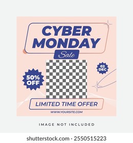 Cyber Monday Venda Instagram Post Modelo