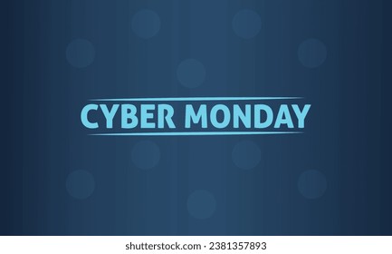 Cyber Monday Sale Online Shopping Concept with Digital Devices, Shopping Bag, and Discounts banner. Vector template for background, banner, card, poster design.