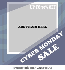 Cyber Monday Sale Poster Flyer Or Social Media Post Design