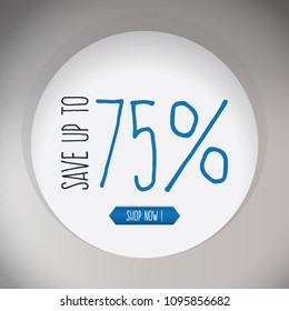 Cyber Monday Sales Label and Pin Set, With Copy Template, Vector Illustration