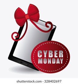 Cyber monday shopping season, vector illustration eps10. Cyber monday shopping season, vector illustration eps10.