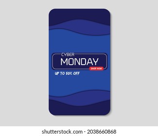 Cyber Monday Simple Phone Tempate