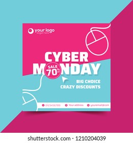 Cyber Monday Square Brochure