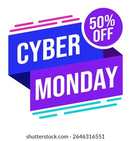 Cyber Monday super sale banners for ecommerce and online deals