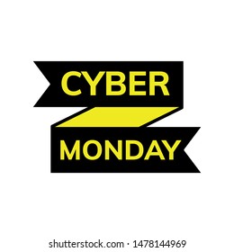 Cyber Monday Tag - Vector format