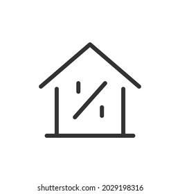 Icono de línea delgada del lunes cibernético. Símbolo con estilo de contorno de moda. Diseño premium para web y aplicaciones. Perfecto para la interfaz de usuario. 