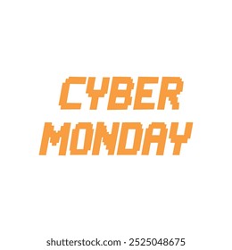 Cyber Monday Typografie Design eps