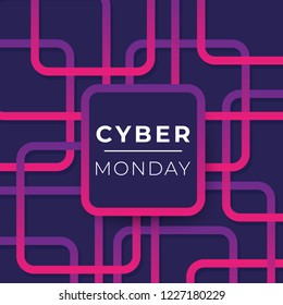 cyber monday vector banner