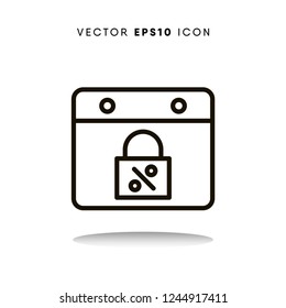 Cyber monday vector icon