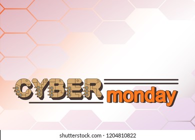 Cyber monday vector illustration