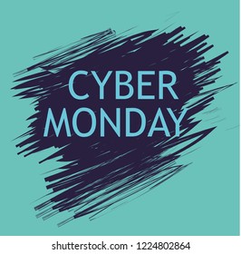 Cyber Monday. Vector illustration.