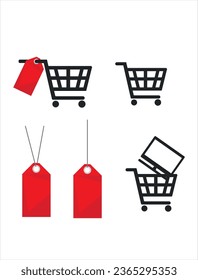 Cyber monday vector illustration. Cyber monday icon set