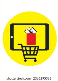 Cyber monday vector illustration. Cyber monday icon set
