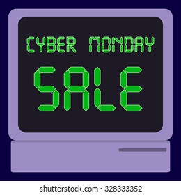 Cyber Mondey.Vector illustration.