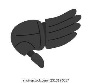 Ilustración de vectores de prótesis de palma cibernética