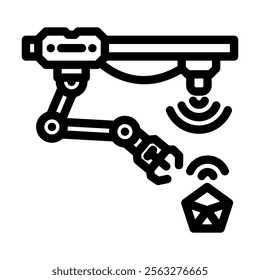 cyber physical systems industry 4 line icon vector. cyber physical systems industry 4 sign. isolated contour symbol black illustration