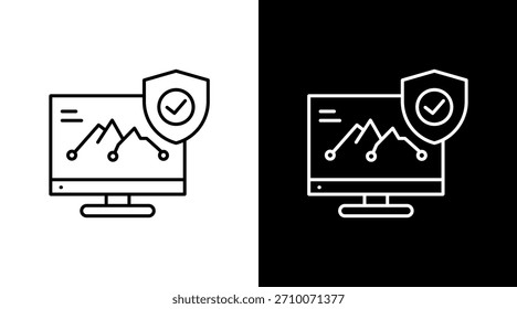 Cyber Pináculo Blanco Icono Set Diseño