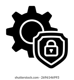 Elemento De Icono De Protección Cibernética Para Diseño Y Vector