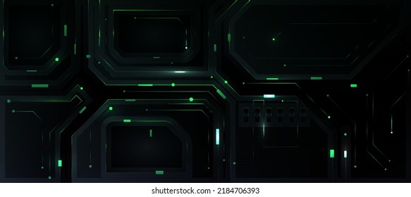 cyber punk background and link network, light background , digital background future, banner product and mainboard