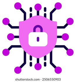 Cyber punk icon illustration Cyber