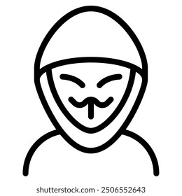 Cyber punk icon illustration Cyber Mask