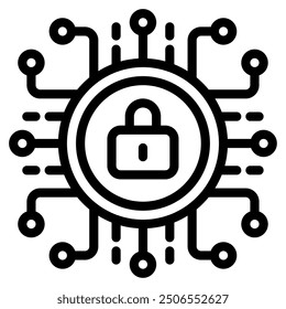Cyber punk icon illustration Street