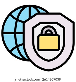 Cyber Resilience Icon Element For Design