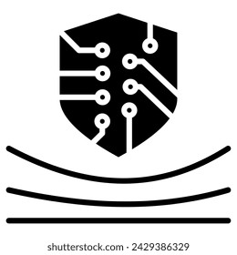 Cyber Resilience icon line vector illustration