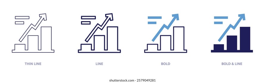 Cyber risk icon in 4 different styles. Thin Line, Line, Bold, and Bold Line. Duotone style. Editable stroke.