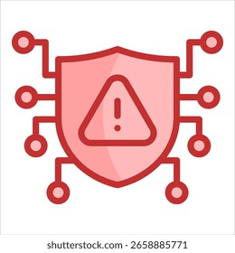 Cyberrisiko-Symbolelement für Design
