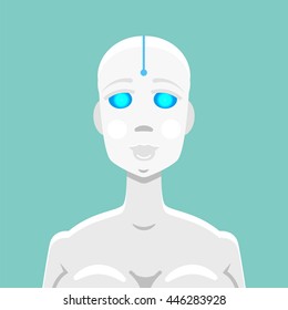 Cyber, robot girl