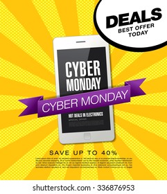 Cyber sale. Banner