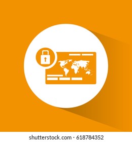 cyber secuirty payment banking padlock