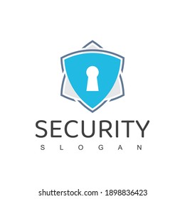 Cyber Secure Logo Design Template, Data Cloud Security Icon