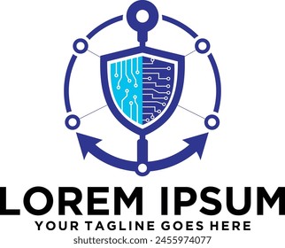 Idea del logo de Cyber Security Anchor