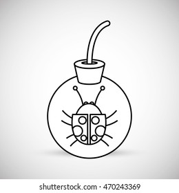 Cyber Security Antivirus concept with icon design, vector illustration 10 eps graphic.