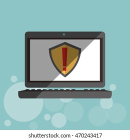 Cyber Security Antivirus concept with icon design, vector illustration 10 eps graphic.