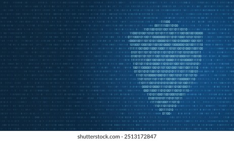 Cyber security background. Shield on the binary background. Cyber safety backdrop. Internet protection illustration. Data security.