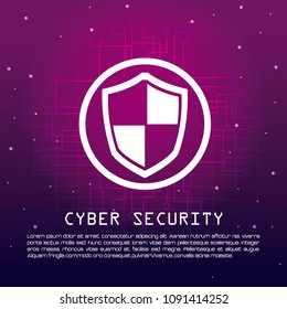 Cyber Security Banner Concept