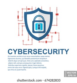 Cyber security. Breaking. Hacker. Modern technologies. Computer virus. The Internet.