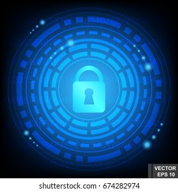 Cyber security. Breaking. Hacker. Modern technologies. Computer virus. The Internet.