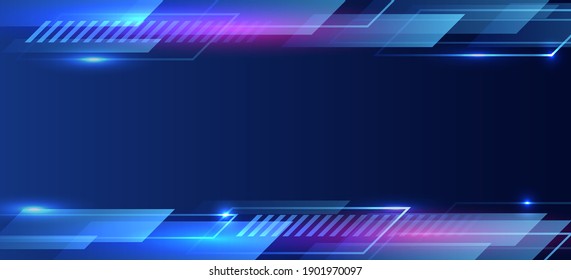 Cyber Security für Business- und Internetprojekte. Abstrakter futuristischer Hintergrund. Hochtechnologie-Business-Präsentation. Big Data Konzept.