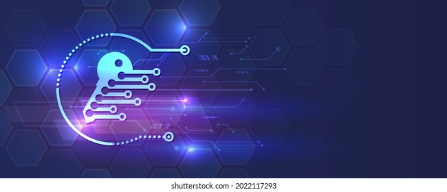 Cyber security for business and internet project. Flat Vector illustration of a data security services. Data protection, privacy, and internet security concept.