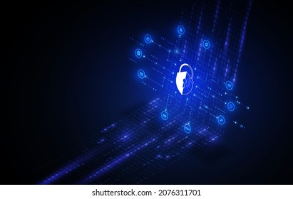 Cyber security business technology antivirus alert protection security and cyber security firewall cybersecurity and information technology. vector illustration