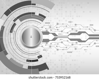 Cyber Security Concept , Abstract futuristic background.