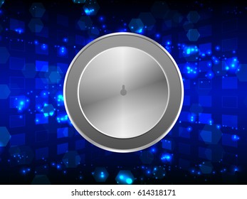Cyber security Concept  on Abtract Technology background. Vector illustration