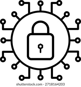 Concepto de ciberseguridad que representa la protección de los sistemas, datos y redes digitales frente a las amenazas en línea