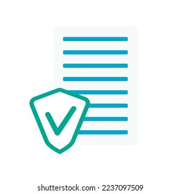 Cyber security for data and document, protect information. Vector illustration. Cyber security, web computer privacy, data five protection service, personal confidential software, password regulation