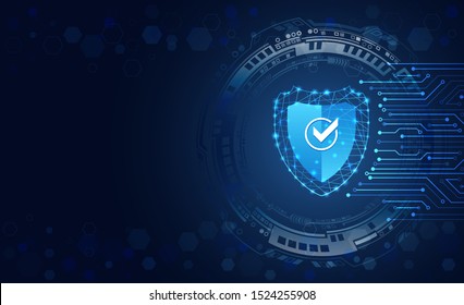 Cyber security and data privacy protection vector illustration. Internet security online concept. Global network mechanism protection.  Information privacy.