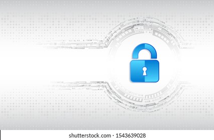 Cyber security and data privacy protection vector illustration. Internet security online concept. Global network mechanism protection. Information privacy.